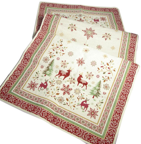 Montagne Jacquard Table runner (VALLEE. 2 colors) - Click Image to Close